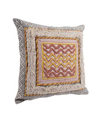 Eyda Hand Block Cotton Cushion Cover Set of 2 4
