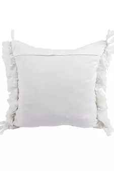Eyda Hand Woven Ivory Color Cotton Cushion Cover Set of 2