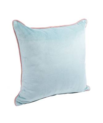 Eyda Velvet Aqua Color Cushion Cover Set of 2 4