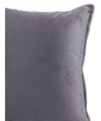 Eyda Velvet Grey Color Cushion Cover Set of 2 1