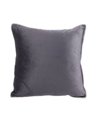 Eyda Velvet Grey Color Cushion Cover Set of 2 2
