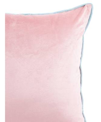 Eyda Velvet Peach Color Cushion Cover Set of 2 1