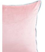 Eyda Velvet Peach Color Cushion Cover Set of 2