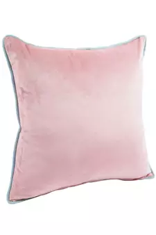 Eyda Velvet Peach Color Cushion Cover Set of 2