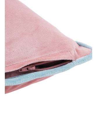Eyda Velvet Peach Color Cushion Cover Set of 2 5