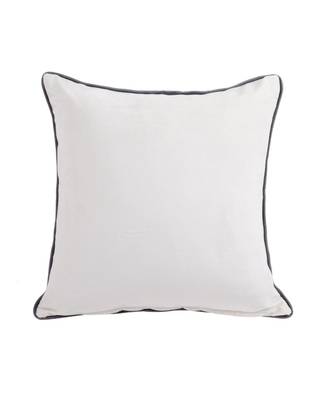 Eyda Velvet Ivory Color Cushion Cover Set of 2 2