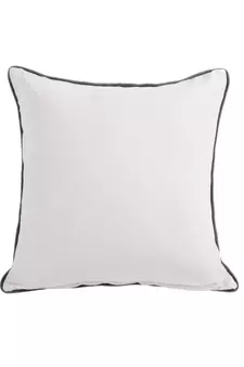 Eyda Velvet Ivory Color Cushion Cover Set of 2