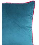 Eyda Velvet Blue Color Cushion Cover Set of 2