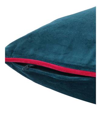 Eyda Velvet Blue Color Cushion Cover Set of 2 5
