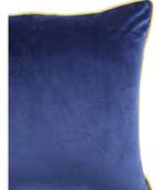 Eyda Velvet Blue Color Cushion Cover Set of 2