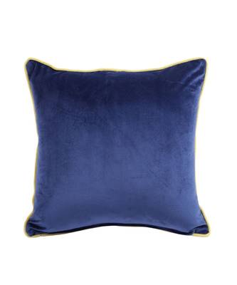 Eyda Velvet Blue Color Cushion Cover Set of 2 2