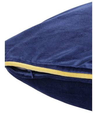 Eyda Velvet Blue Color Cushion Cover Set of 2 5