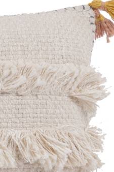 Eyda Jute Cotton Tassle Cushion Covers Set of 2