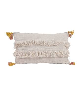 Eyda Jute Cotton Tassle Cushion Covers Set of 2 2