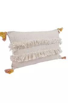 Eyda Jute Cotton Tassle Cushion Covers Set of 2