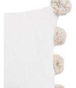 Eyda Chenille Cotton Pom Pom Cushion Covers Set of 2