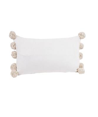 Eyda Chenille Cotton Pom Pom Cushion Covers Set of 2 2