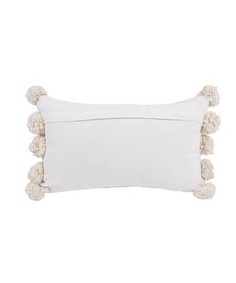 Eyda Jute Cotton Pom Pom Cushion Covers Set of 2 5