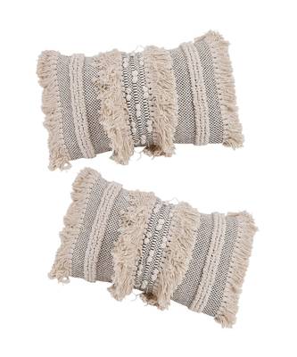 Eyda Hand Woven Cotton Cushion Cover Set of 2 3