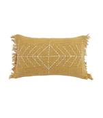 Eyda Jute Cotton Hand Work Cushion Covers Set of 2
