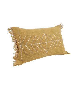 Eyda Jute Cotton Hand Work Cushion Covers Set of 2 3
