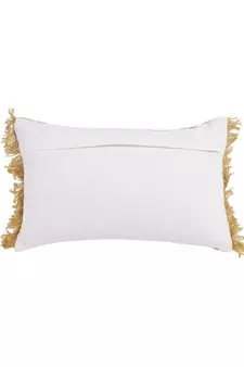 Eyda Jute Cotton Hand Work Cushion Covers Set of 2