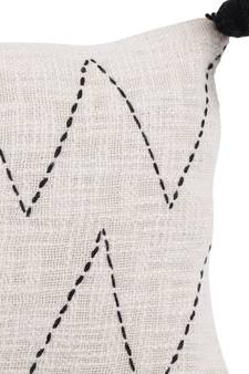 Eyda Jute Cotton Hand Work Cushion Covers Set of 2