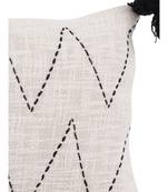 Eyda Jute Cotton Hand Work Cushion Covers Set of 2