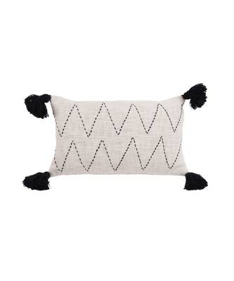 Eyda Jute Cotton Hand Work Cushion Covers Set of 2 3