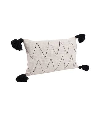 Eyda Jute Cotton Hand Work Cushion Covers Set of 2 5
