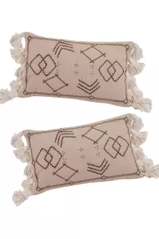 Eyda Embroidered Cushion Covers Set of 2