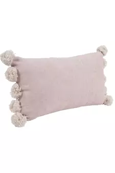 Eyda Chenille Pom Pom Cushion Covers Set of 2