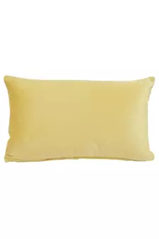 Eyda Velvet Yellow Color Beaded Sequin Cushion Cover Set of 2