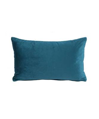 Eyda Super Soft Velvet Blue Color Set of 2 Quilted Cushion Cover 5