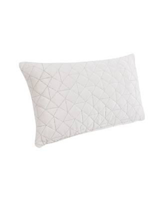 Eyda Super Soft Velvet Ivory Color Set of 2 Quilted Cushion Cover 4