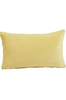 Eyda Super Soft Velvet Yellow Color Set of 2 Quilted Cushion Cover