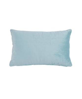 Eyda Super Soft Velvet Aqua Color Set of 2 Quilted Cushion Cover 5