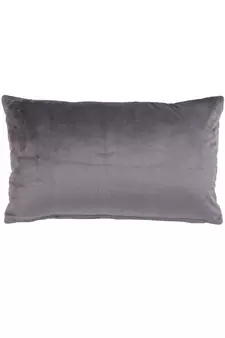 Eyda Super Soft Velvet grey Color Set of 2 Quilted Cushion Cover