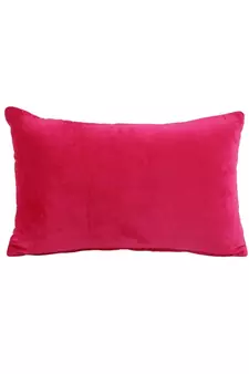 Eyda Super Soft Velvet Fuchsia Color Set of 2 Quilted Cushion Cover