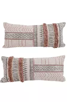 Eyda Hand Block Cotton Cushion Cover Set of 2