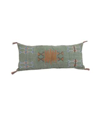 Eyda Embroidered Linen Cushion Covers Set of 2 2