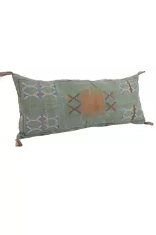 Eyda Embroidered Linen Cushion Covers Set of 2