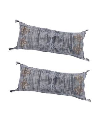 Eyda Embroidered Cotton Cushion Covers Set of 2 3