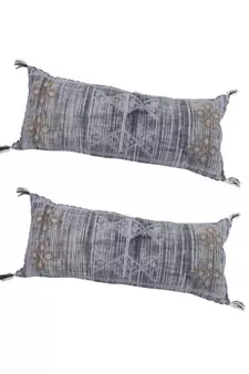 Eyda Embroidered Cotton Cushion Covers Set of 2