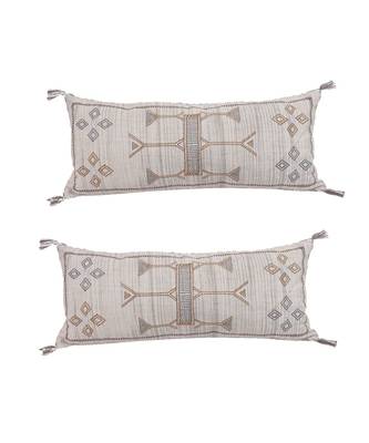 Eyda Embroidered Cotton Cushion Covers Set of 2 3