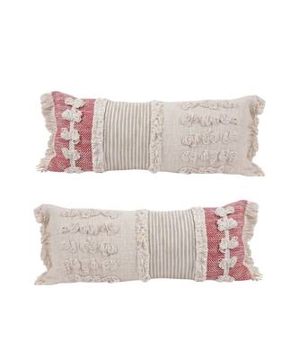 Eyda Jute Cotton Tufted Cushion Cover Set of 2 3