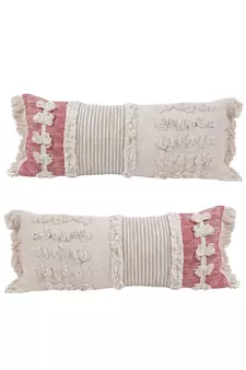 Eyda Jute Cotton Tufted Cushion Cover Set of 2