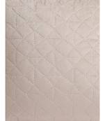 Eyda Velvet Grey Color Set of 2 Quilted Cushion Cover