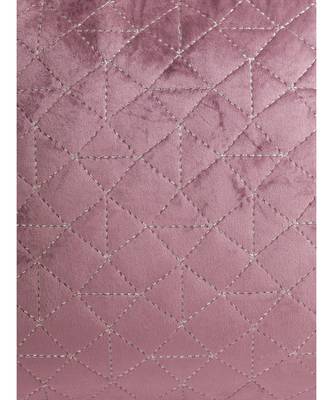 Eyda Velvet Purple Color Set of 2 Quilted Cushion Cover 1