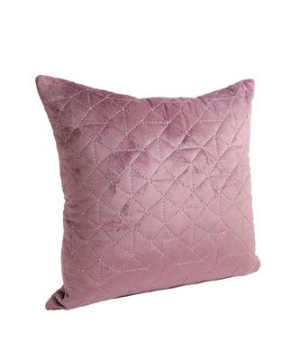 Eyda Velvet Purple Color Set of 2 Quilted Cushion Cover 5